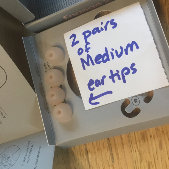 4 Loop Engage 2 earplug tips MEDIUM 2pairs of M size tips NWT replacement - Picture 4 of 7